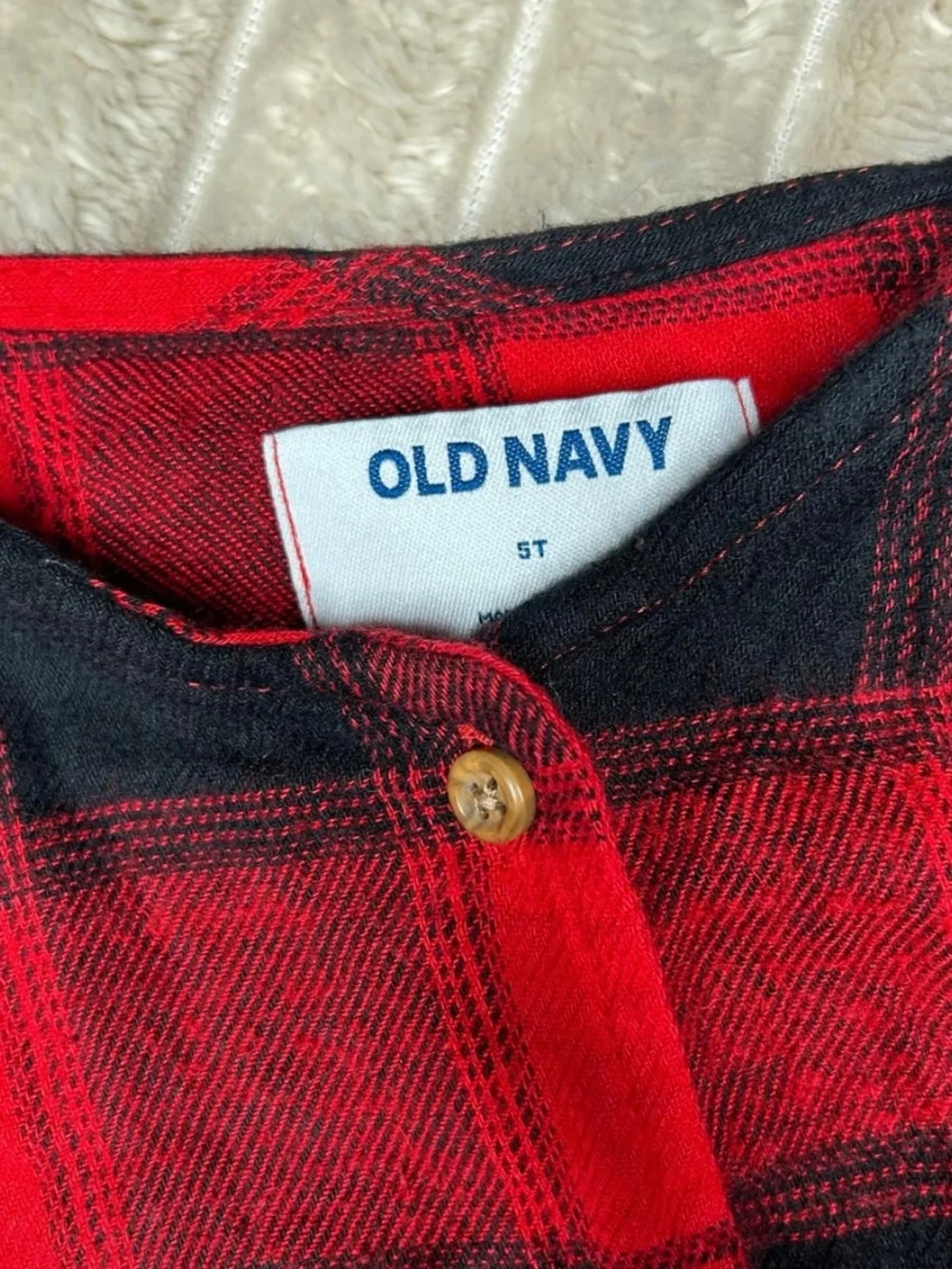 Old Navy & Carters Girls 5/6 Fall Winter Floral Plaid Dress Bundle Of 3 EUC